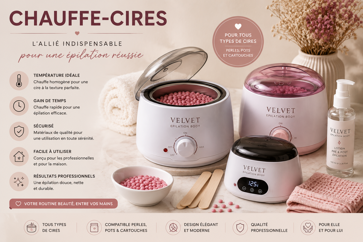 Chauffe cires