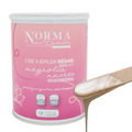White pearlescent wax resin pot – Magnolia