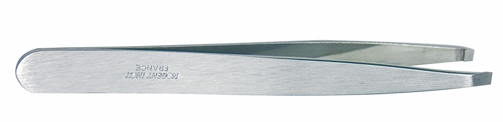 Pinzette in acciaio inox con punta a granchio obliqua
